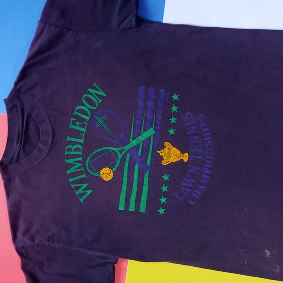 Vintage Other - Vintage 1990s Wimbledon Lawn Tennis Championships Single Stitch T-Shirt